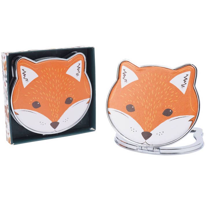 Adorable Compact Mirror: Fox <3 <3