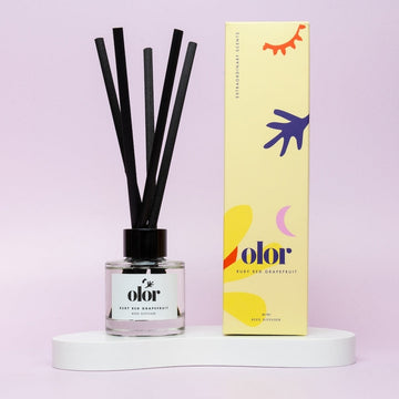 OLOR Exceptional Mini Reed Diffuser| Ruby Grapefruit