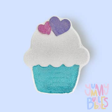 Yummy Bubbles Fruity Scented Bath Bomb Cupcake Love 90 g