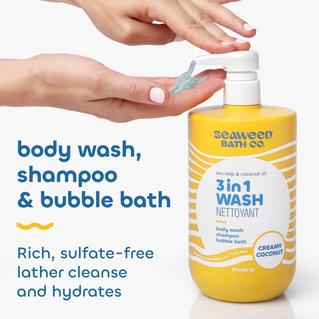 Seaweed Bath Co. Body Wash {  3 in 1 } Jumbo