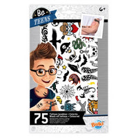 Buki France 75 Washable Tattoos: Pirates & Serpents collection