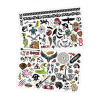 Buki France 75 Washable Tattoos: Pirates & Serpents collection