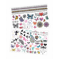 Buki France 75 Washable Tattoos: Angels & Butterflies collection