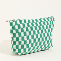 Josslyn Woven Large Flat Cosmetic Bag