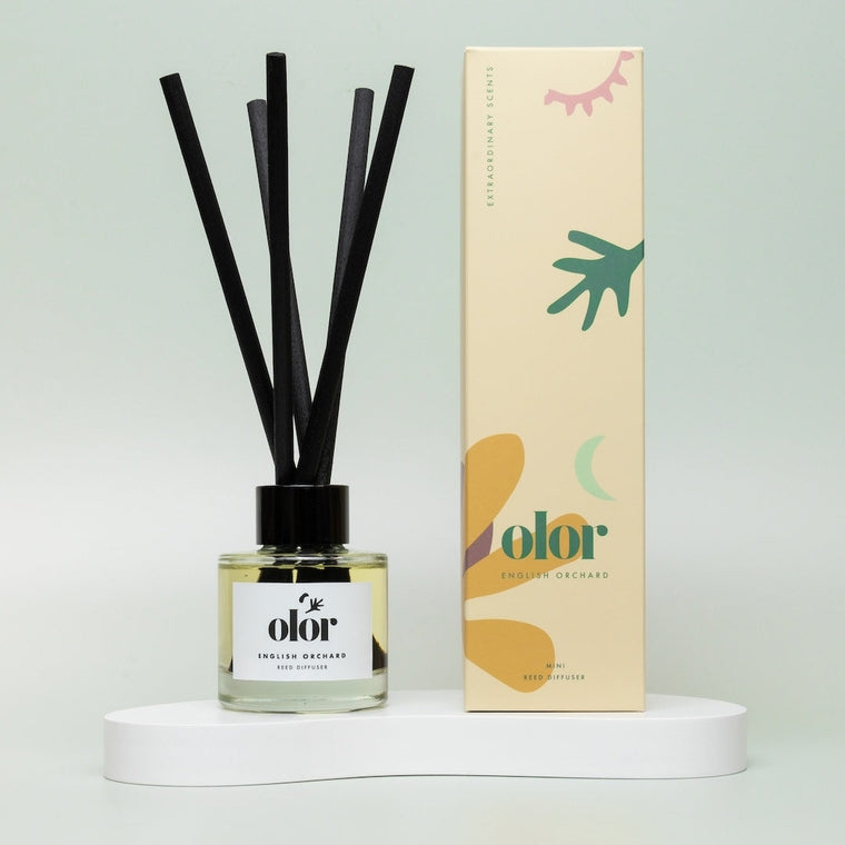 OLOR Exceptional Mini Reed Diffuser| English Orchard