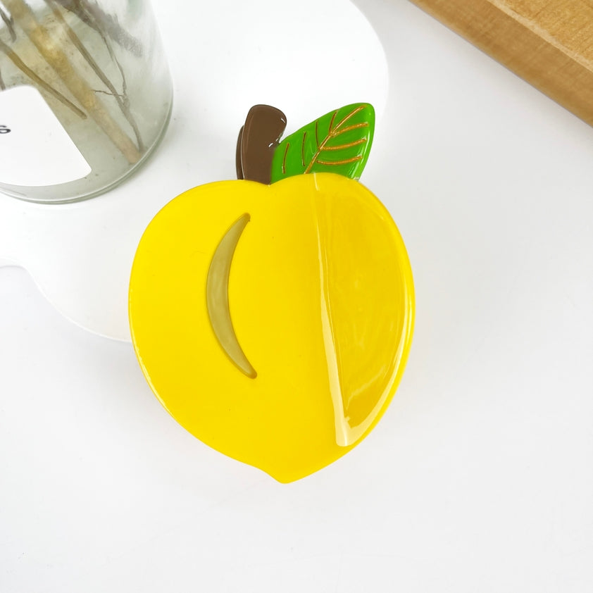 Brio & Tress Fruit Stand: Stonefruit Claw Clip