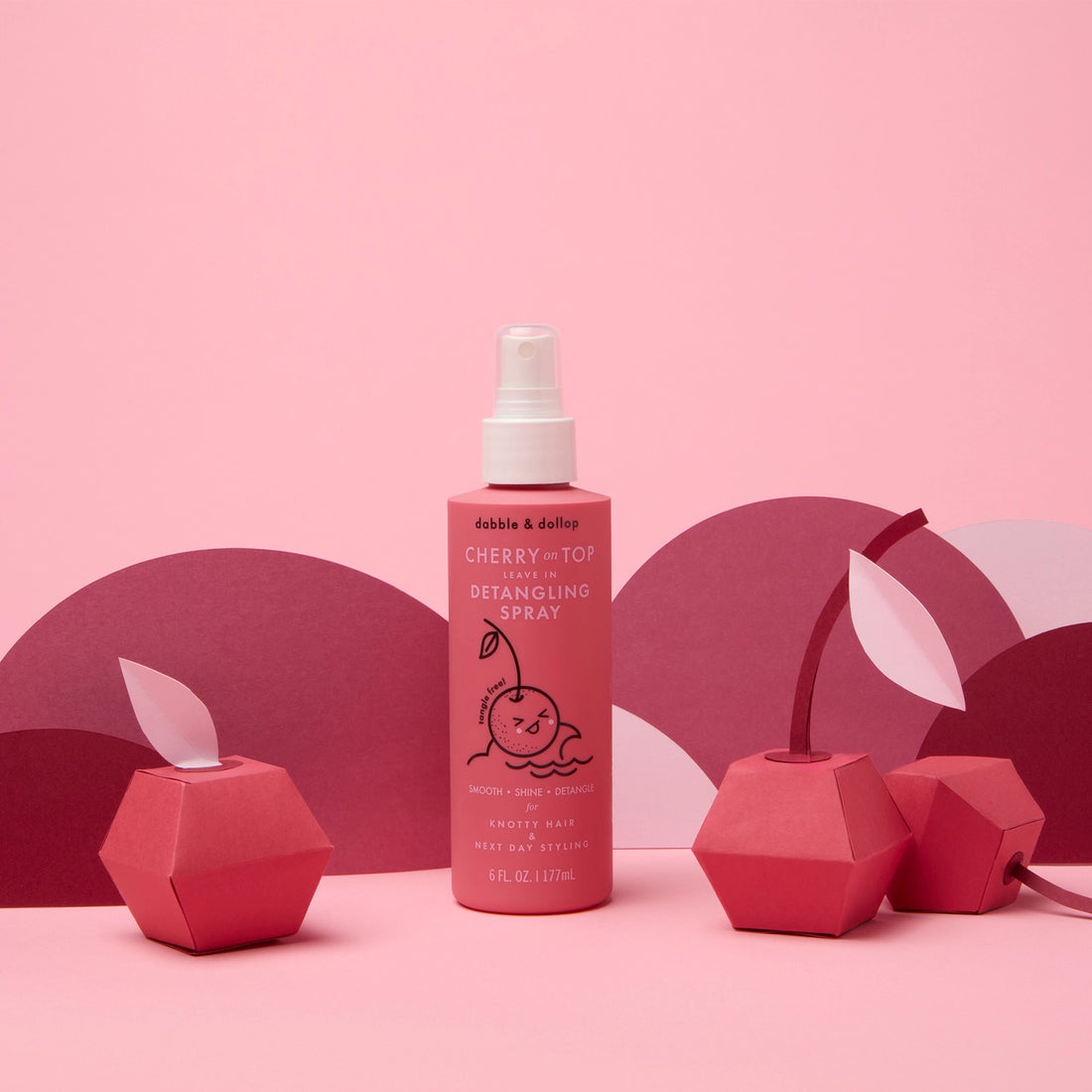 Dabble & Dollop Cherry on Top Hair Detangling & Conditioning Spray