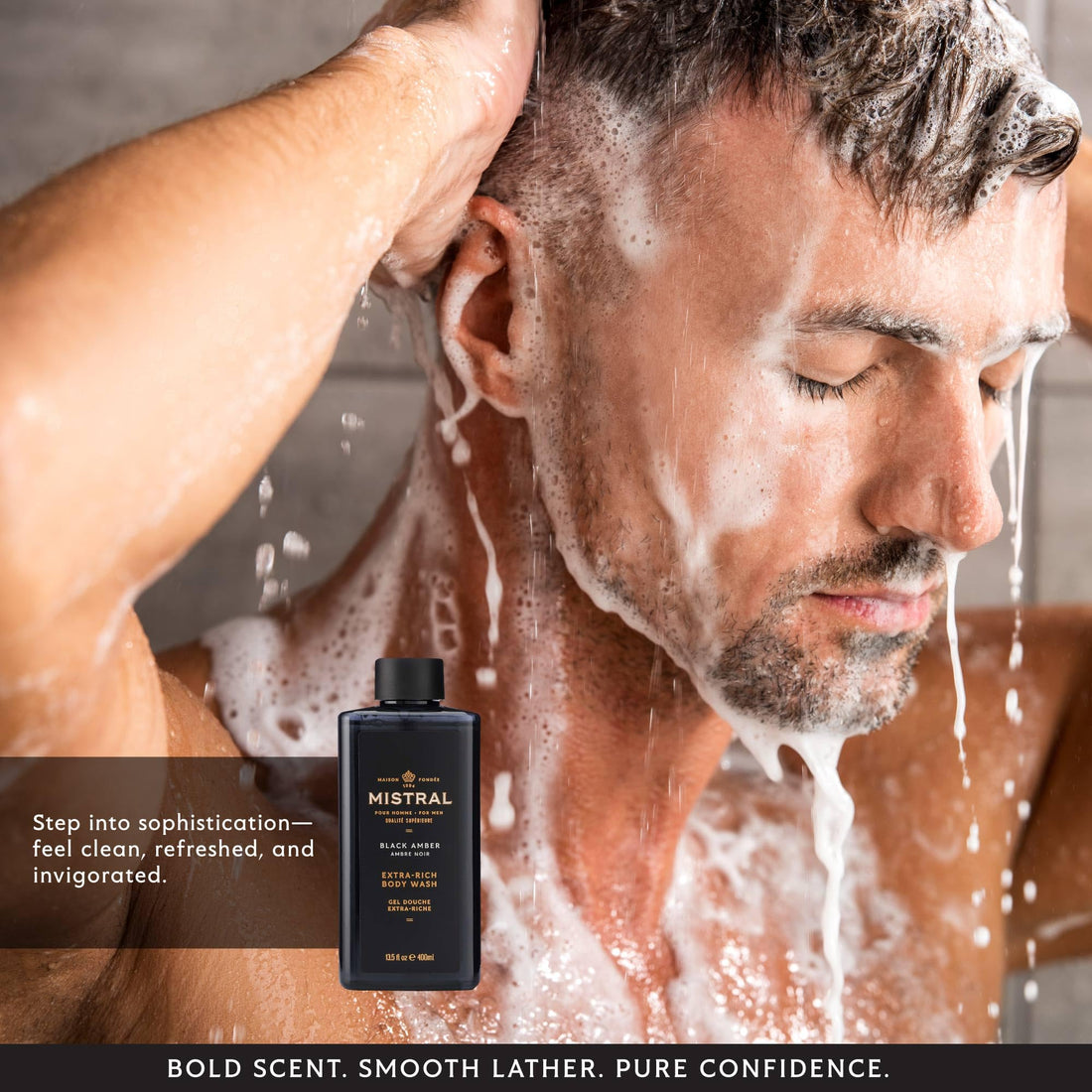 Mistral Men's Collection Extra Rich Hair and Body Wash
