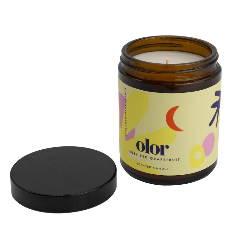 OLOR Exceptional Travel Jar Candle {30hr} Ruby Grapefruit