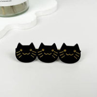 Cute Retro Cat Barrette