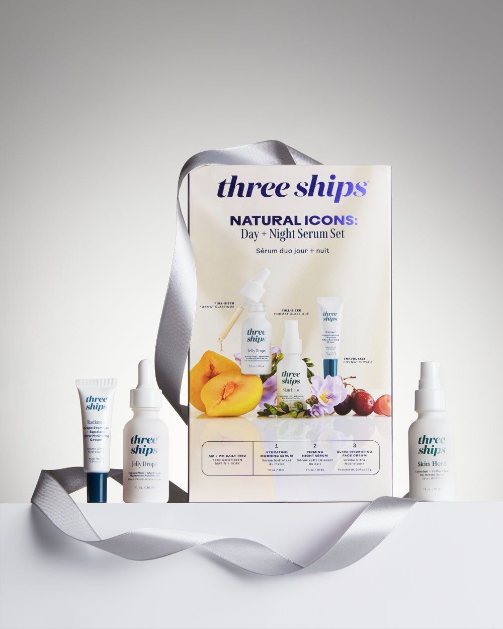 Three Ships Kit |  Natural Icons: Day + Night Serum Set