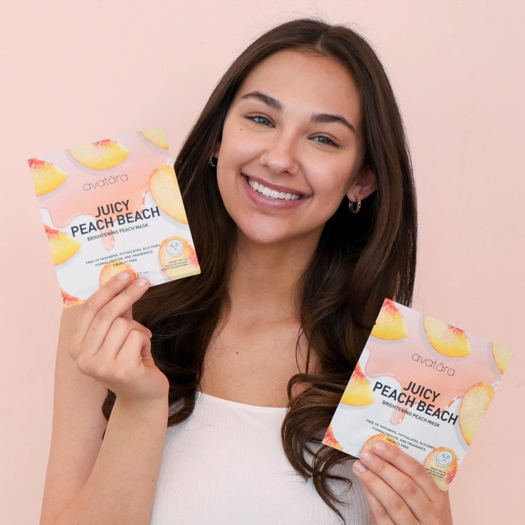 Avatara Juicy Sheet Mask | Brightening Peach