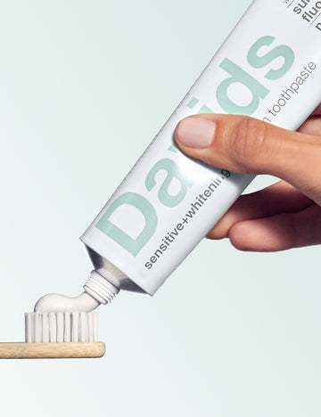 Davids Naturals Nano-Hydroxyapatite Premium Toothpaste | Sensitive + Whitening