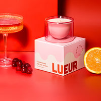 LUEUR Non-Toxic Soy Wax Candle {24hr} Champagne on The Brain