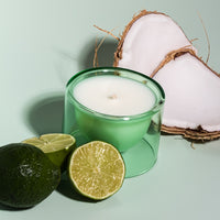 LUEUR Non-Toxic Soy Wax Candle {24hr} Lime and Shine