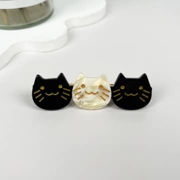 Cute Retro Cat Barrette