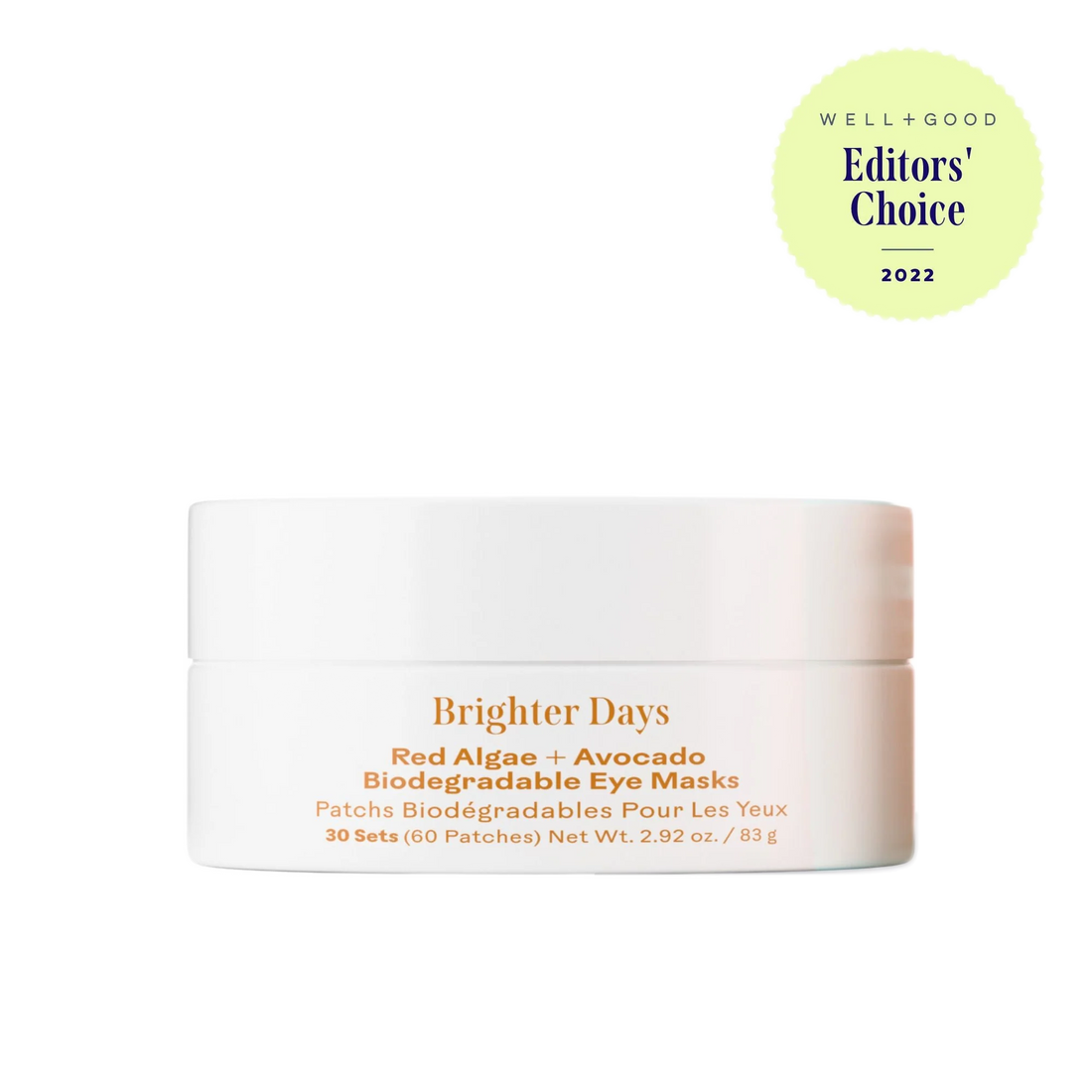 Three Ships Brighter Days Biodegradable Eye Masks | 30 pairs