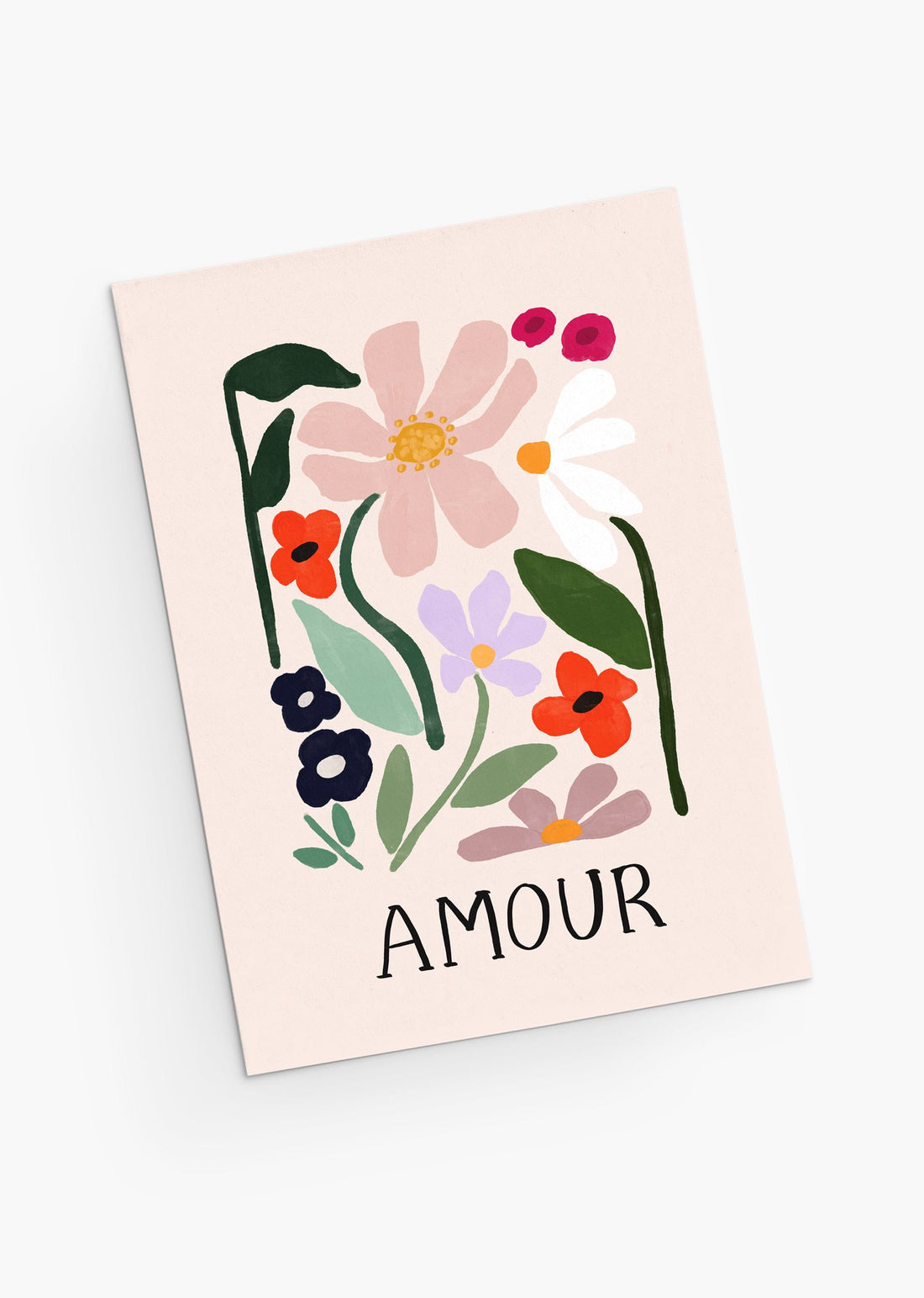 Mimi & August Premium Greeting Card: Amour