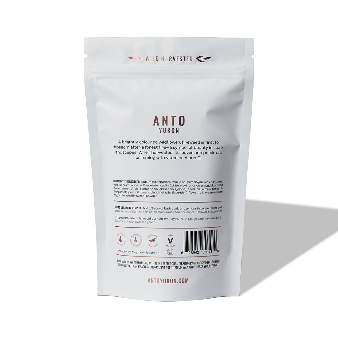 Anto Yukon Bath Soak LARGE 500ml: Foaming  Fireweed