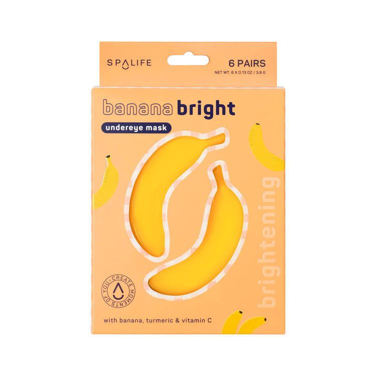 Banana Bright Undereye Mask - Eight Pairs | LUX Beauty Edmonton Canada