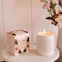 Mimi & August Eco Soy Wax Candle {50hr} in Reusable Ceramic Jar: Bloom