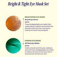 Bright & Tight Biodegradable Eye Mask Quartet | 4 pairs