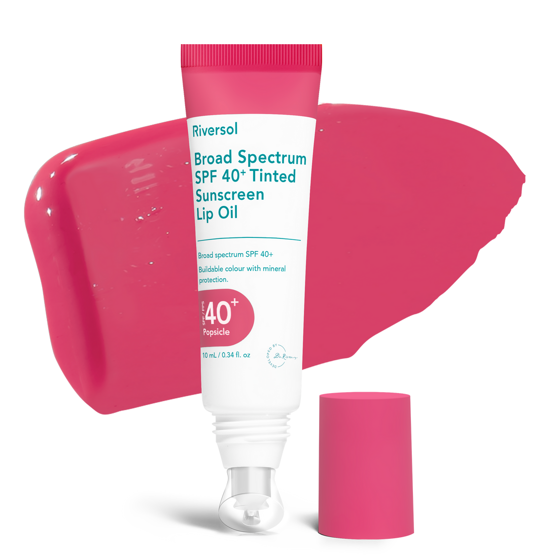 Riversol SPF 40+ Broad Spectrum Tinted Sunscreen Lip Oil