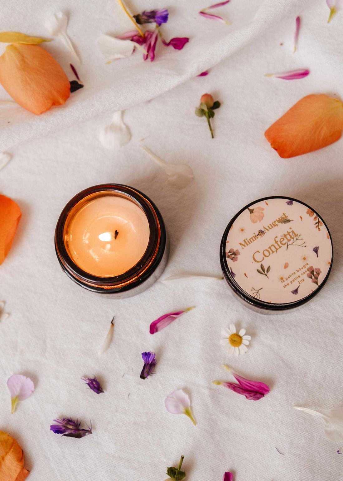 Mimi & August Eco Soy Wax 2oz Travel Candle | Confetti