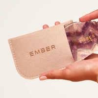 Ember Wellness Amethyst Heart Gua Sha