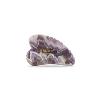 Ember Wellness Amethyst Heart Gua Sha