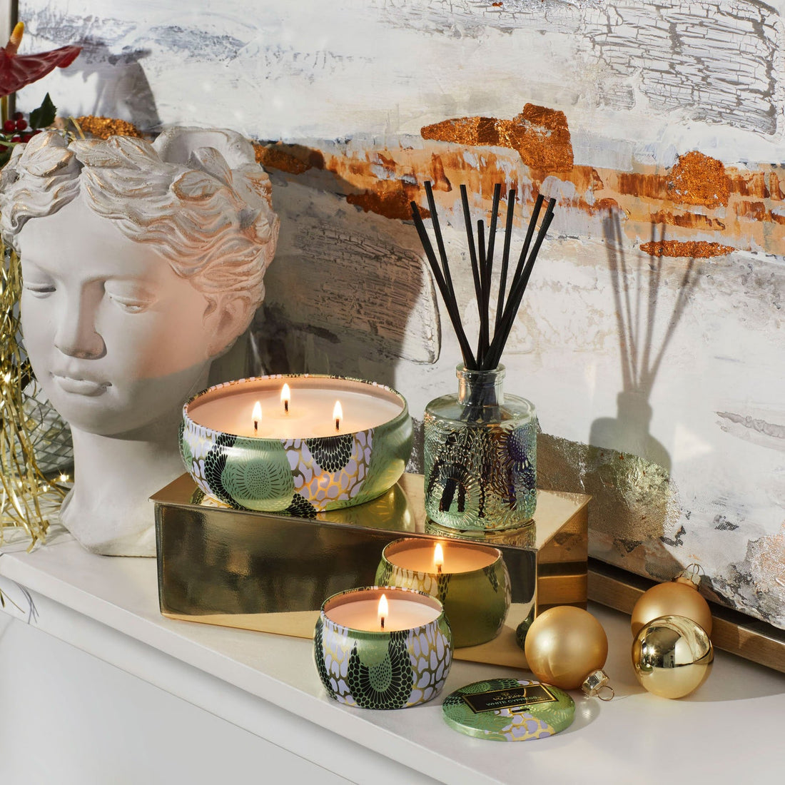 Voluspa Seasonal Mini Tin Candle {25hr}