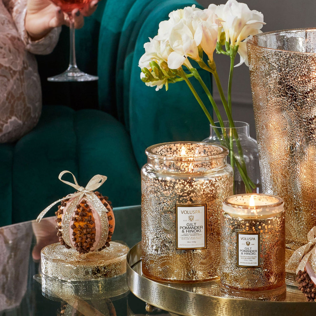 Voluspa Seasonal Small Jar + Lid Candle {50hr}