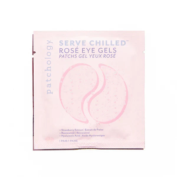 Patchology Holiday 2024 Sip Sip Hooray Rose Sheet Mask + 2x Eye Gels Kit