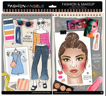 Fashion Angels Fashion & Makeup Sketch Book