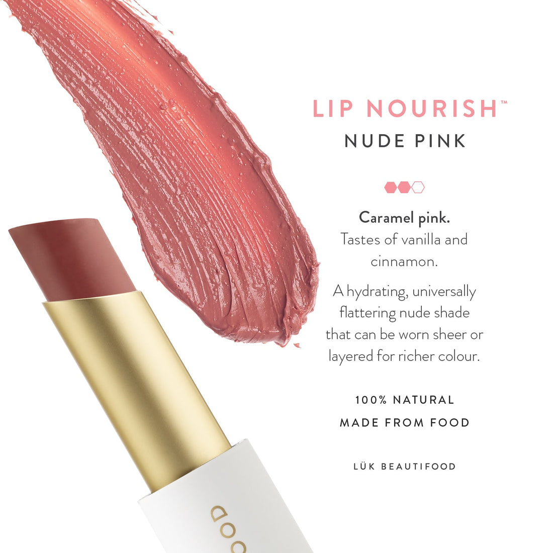 Luk Beautifood Lip Nourish Sheer Lipstick