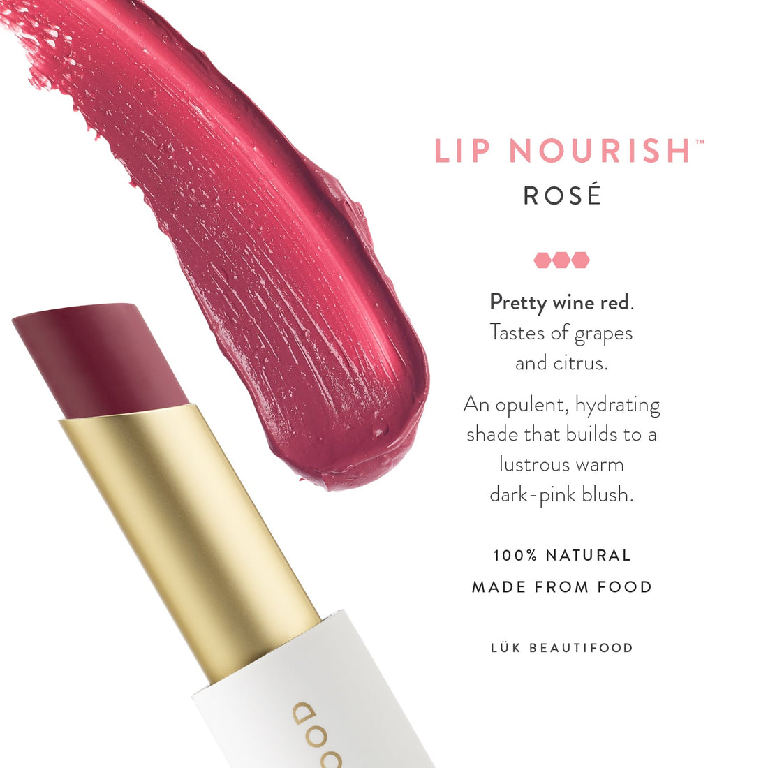 Luk Beautifood Lip Nourish Sheer Lipstick