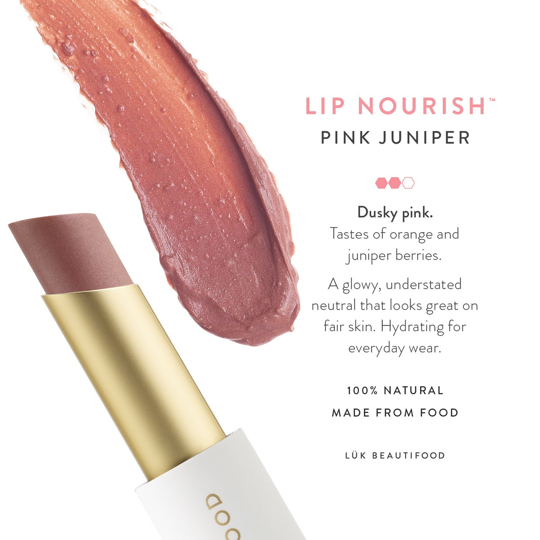 Luk Beautifood Lip Nourish Sheer Lipstick