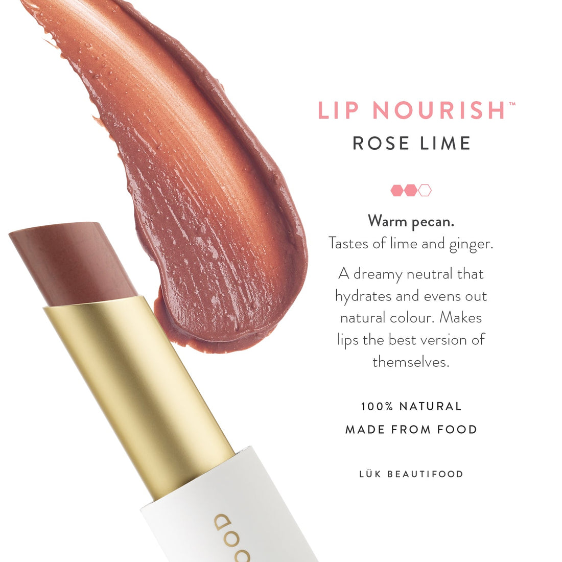 Luk Beautifood Lip Nourish Sheer Lipstick