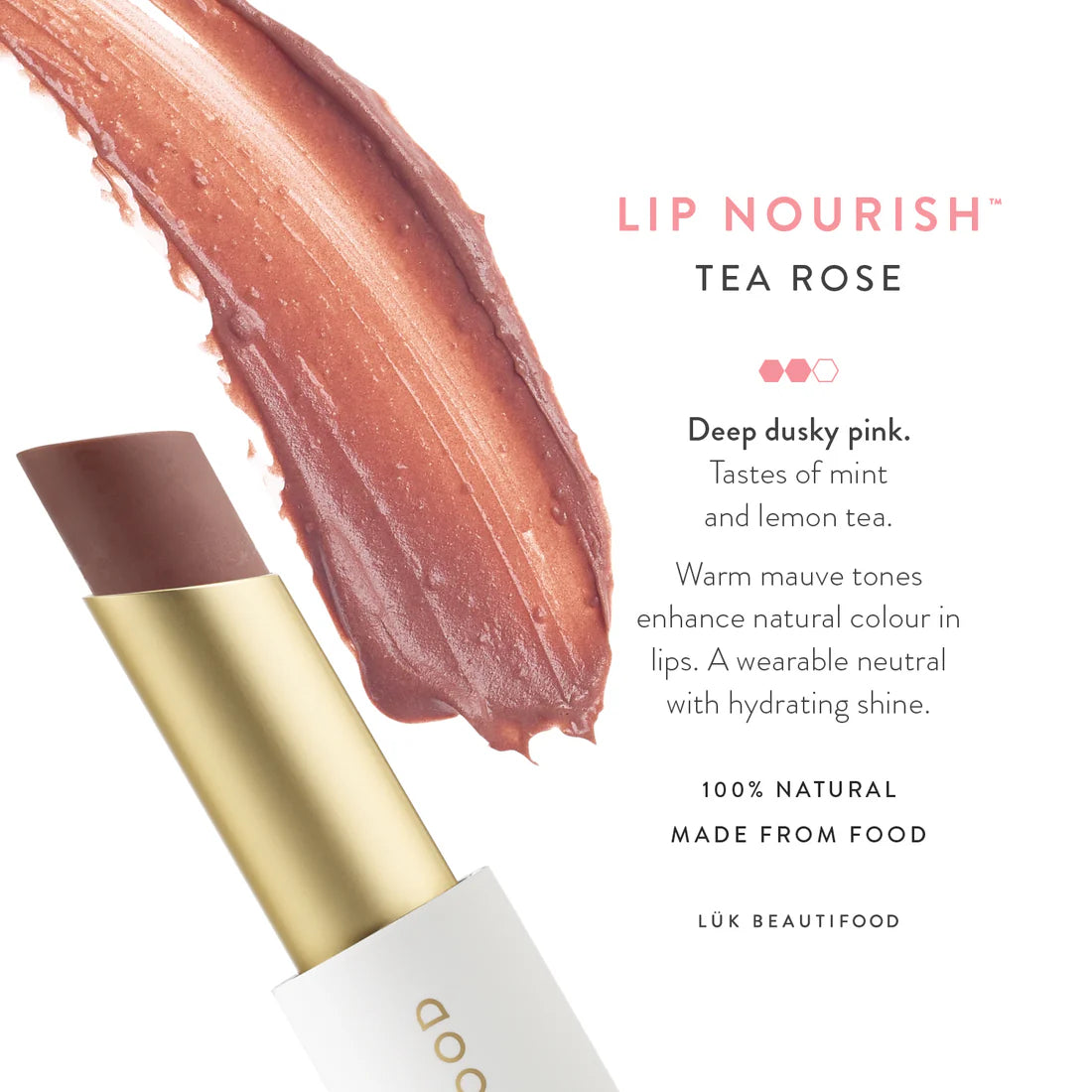 Luk Beautifood Lip Nourish Sheer Lipstick