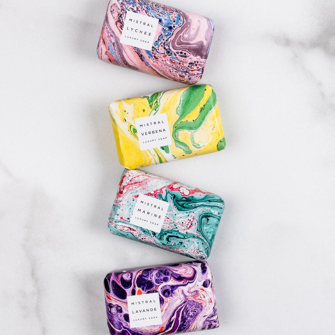 Mistral Marbles Organic Olive Oil & Shea Butter Bar Soap