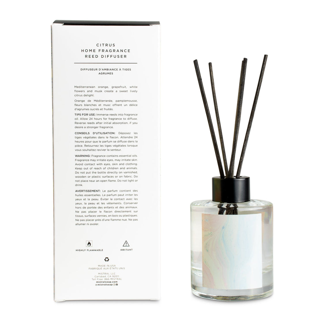 Mistral Marbles Collection Home Fragrance Diffuser