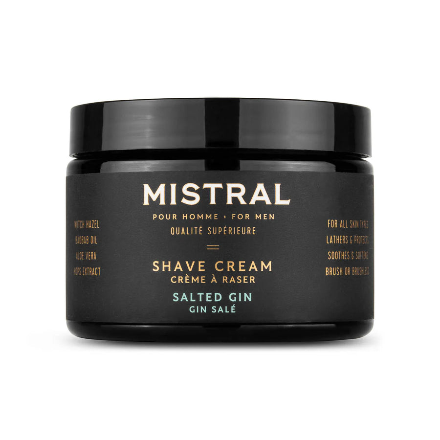 Mistral Men's Collection Luxurious Shave Cream Tub