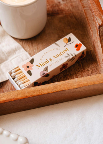 Mimi & August Safety Matches {30} Floral Box