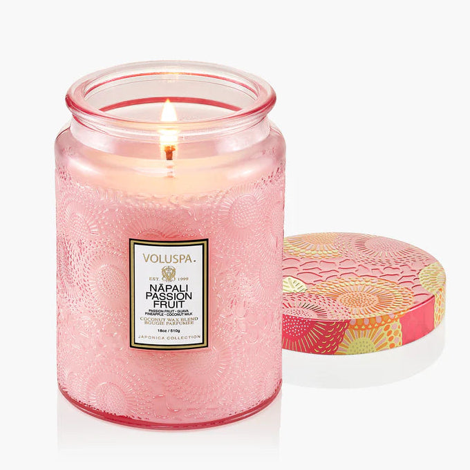 Voluspa Japonica Large Jar + Lid Candle | LUX Beauty Edmonton