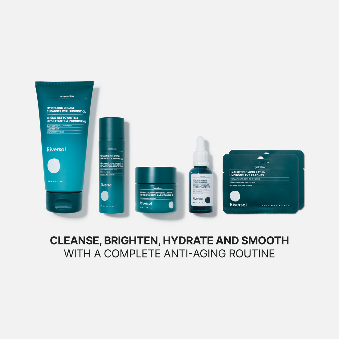 Riversol 2026 Limited Edition Kit: PDRN + Hinokitiol Anti-Aging Routine { Normal to Dry Skin }