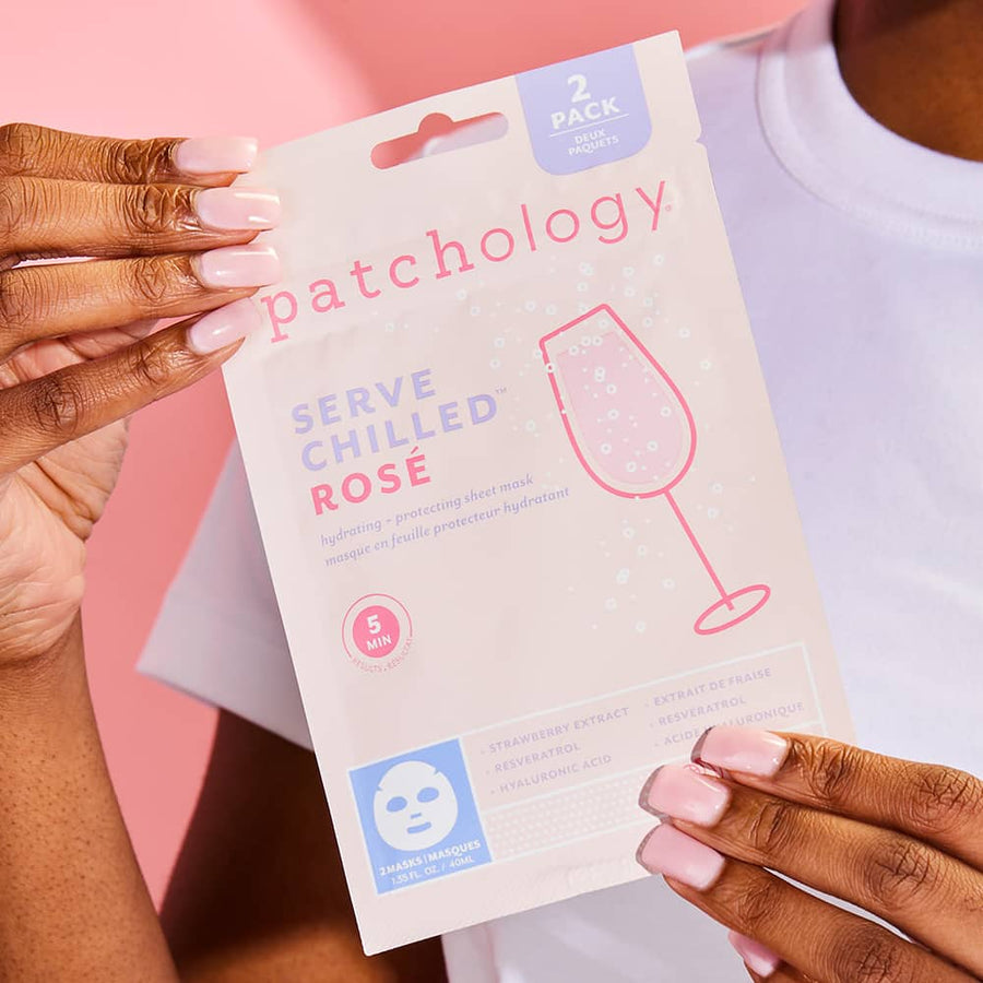 Patchology Serve Chilled Rose' Sheet Mask Double Pack