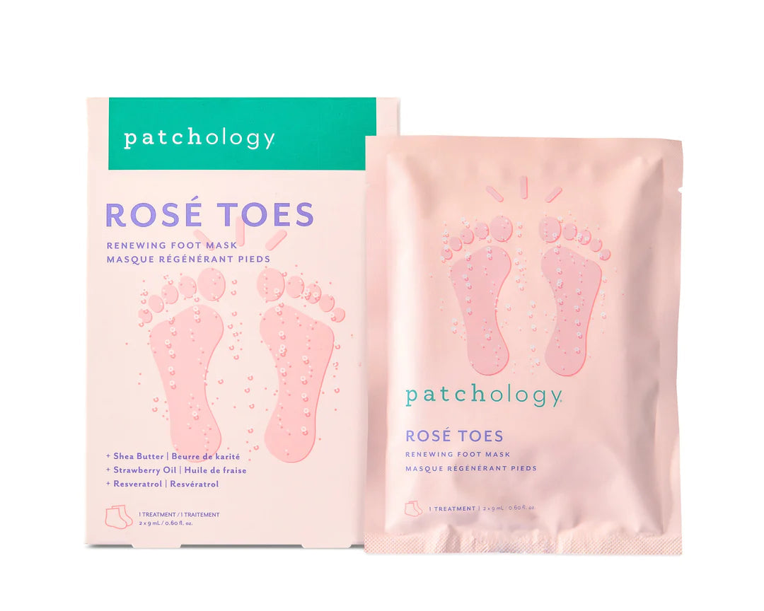 Patchology Serve Chilled™ ROSÉ TOES Renewing Foot Mask