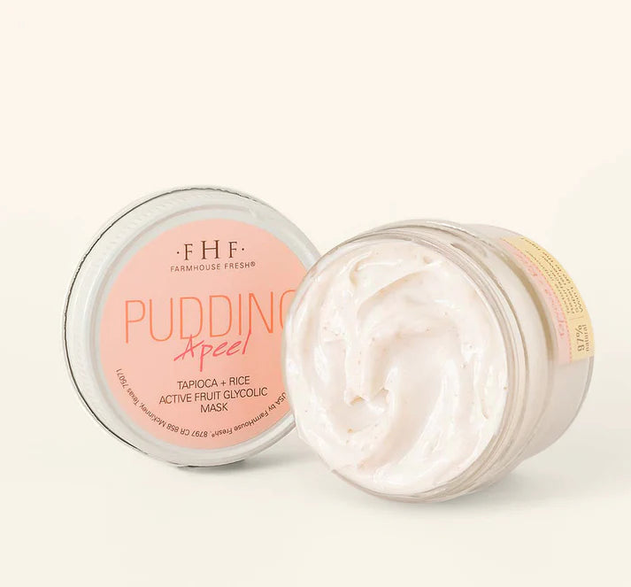 Farmhouse Fresh Face Mask { PUDDING APEEL } Tapioca + Rice Active Fruit Glycolic Mask