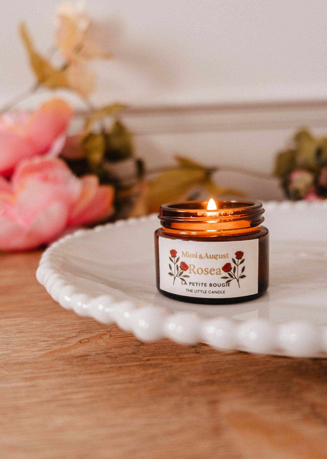 Mimi & August Eco Soy Wax 2oz Travel Candle | Rosea