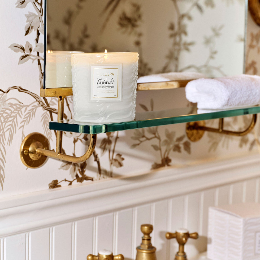 Voluspa Capsule Boxed Luxe Candle {60hr} | Vanilla Sunday